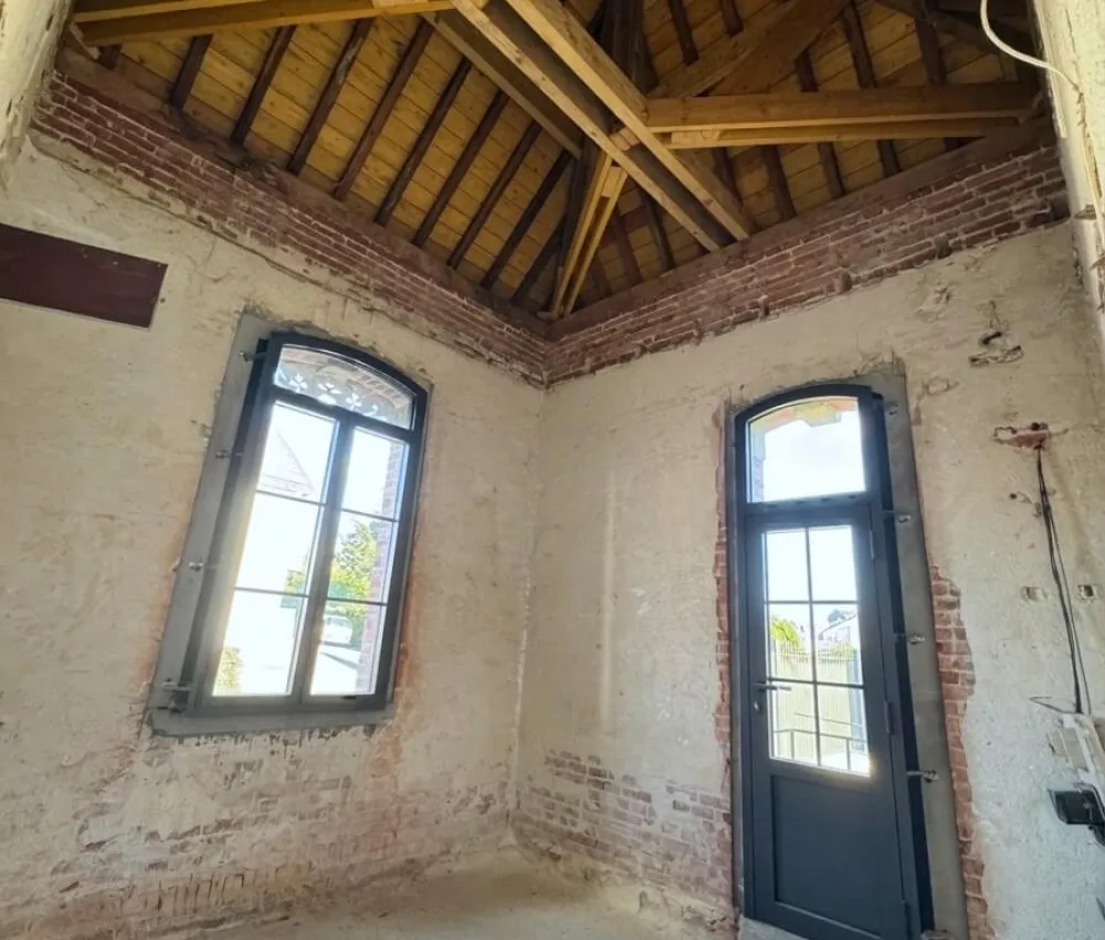 salle de bain en cours d'aménagement
